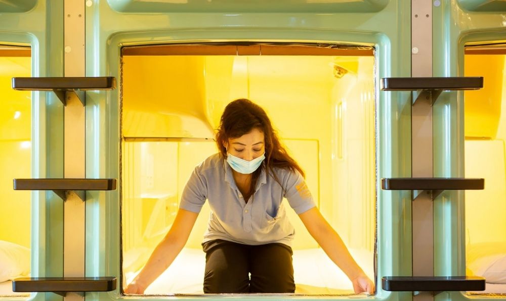 4 minutos da estação de Shinjuku | 1.350 ienes por hora | Hotel cápsula | Limpeza | N4 ~ | Despacho 77599