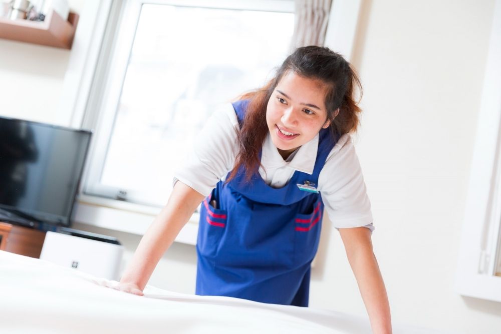 【客室清掃スタッフ】時給1,200円～／週2日～OK／外国籍歓迎／WワークOK