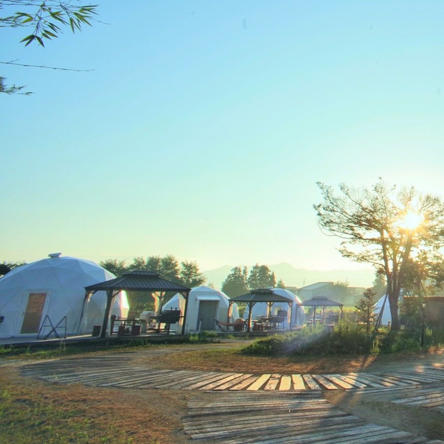 [Yamanashi Prefecture] Glamping Staff Wanted! General work such as dealing with customers and preparing meals