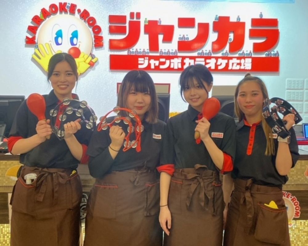 Estudantes internacionais OK ♪ Vamos trabalhar na loja Jankara Kyoto Ekimae ♪