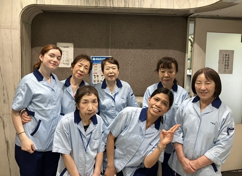 [Alto salário por hora de 1290 ienes] Trabalho matinal, equipe de limpeza de prédios de escritórios/recepção inexperiente