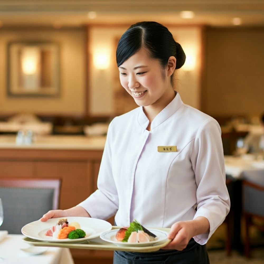 《東京・駅から徒歩3分》レストランサービスのお仕事