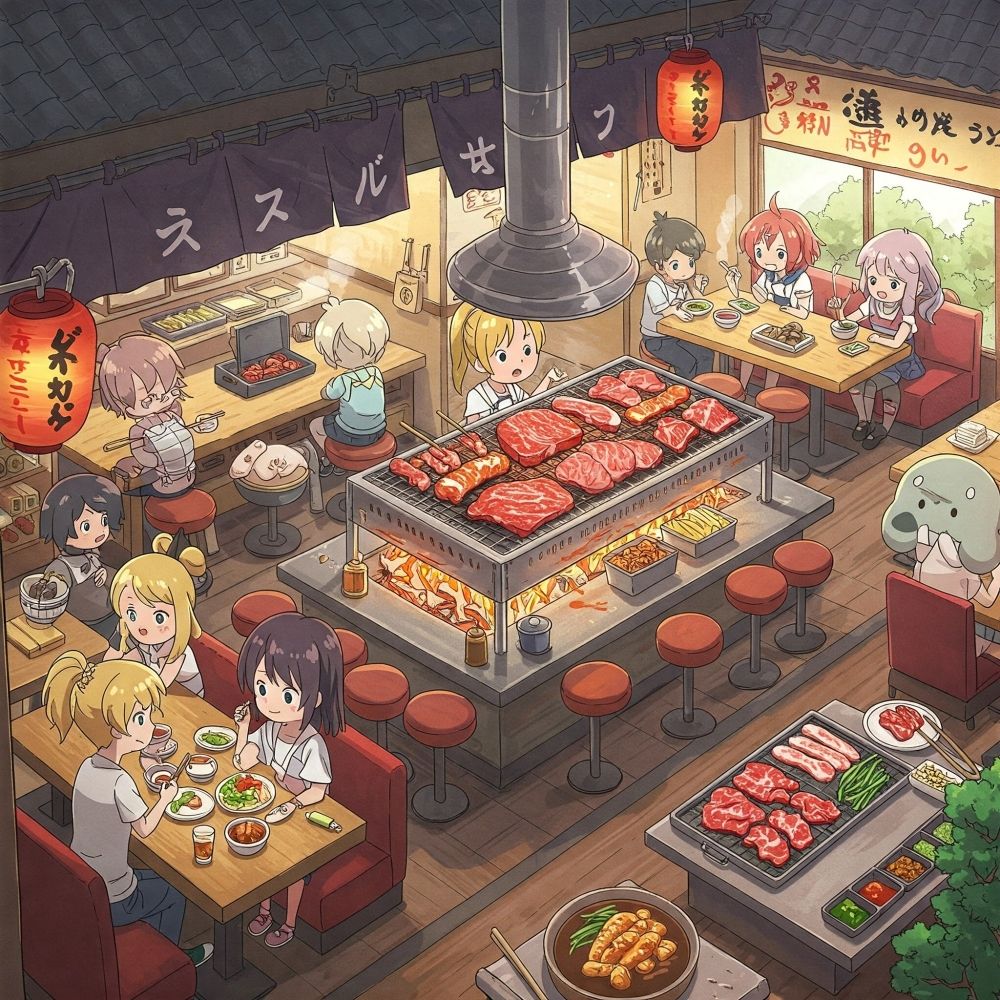 ★ Funcionários do salão Yakiniku ★ 1 minuto a pé da estação Ryogoku ♪ salário por hora de 1.400 ienes