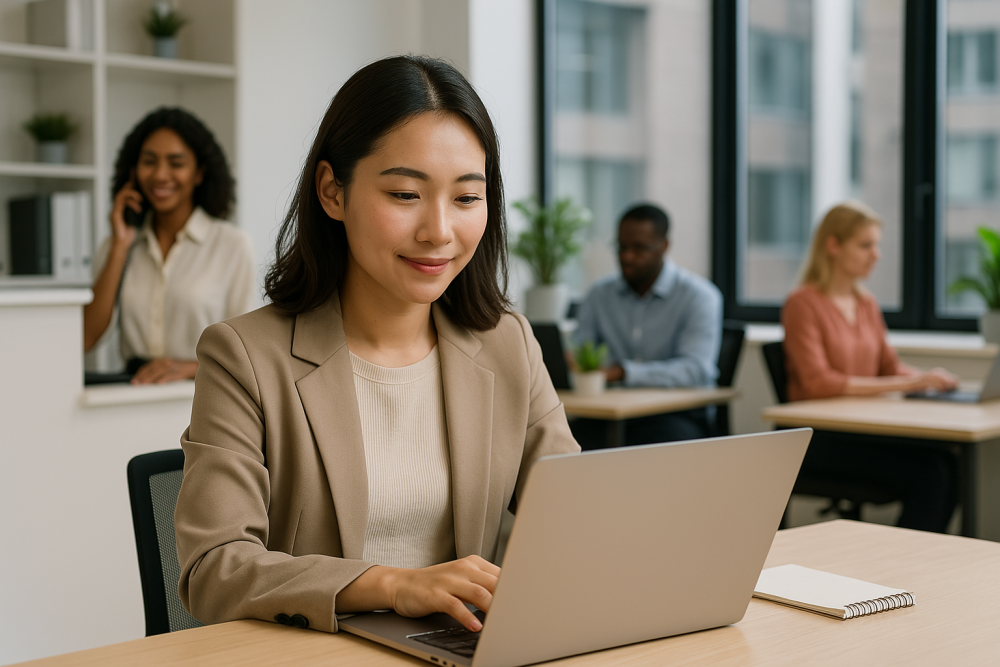 Inexperienced and new graduates OK! Receptionist job ★ (part-time, full time)