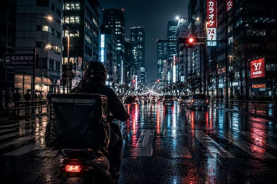 🛵 Entrega de comida, 26 itens ~ 700 ienes, estrangeiros são bem-vindos