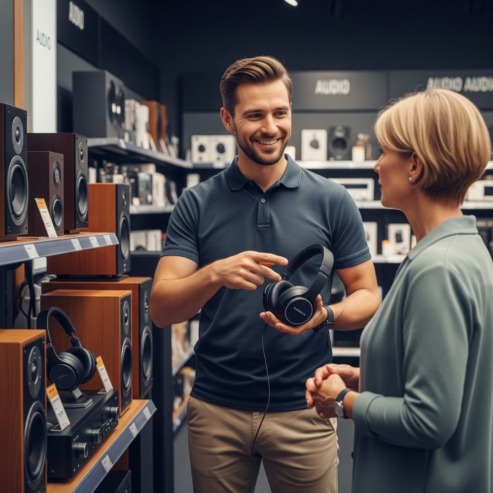 Trabalhe cercado pelos aparelhos mais recentes! Recrutando comerciantes de vendas de áudio! Trabalhando em Osaka