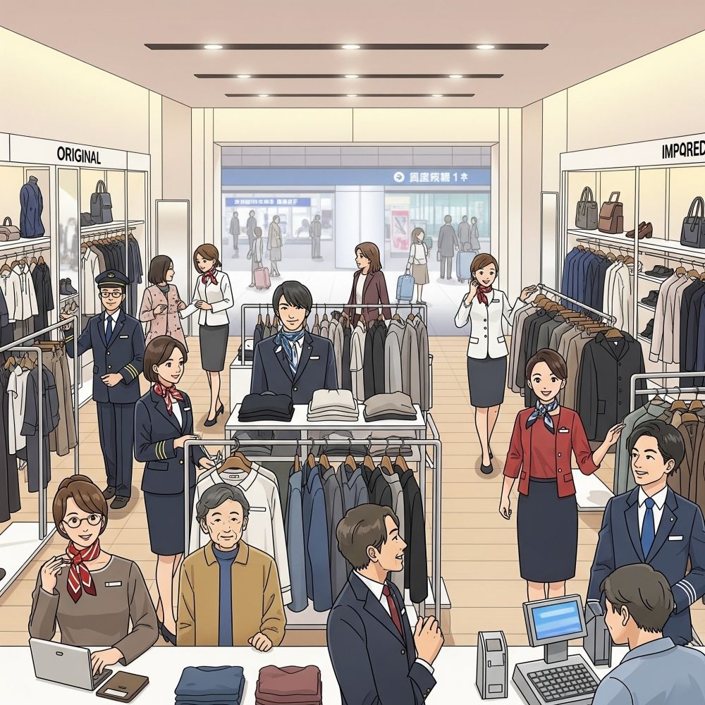 Trabalhe no Aeroporto de Narita! Procura-se equipe de vendas de vestuário!