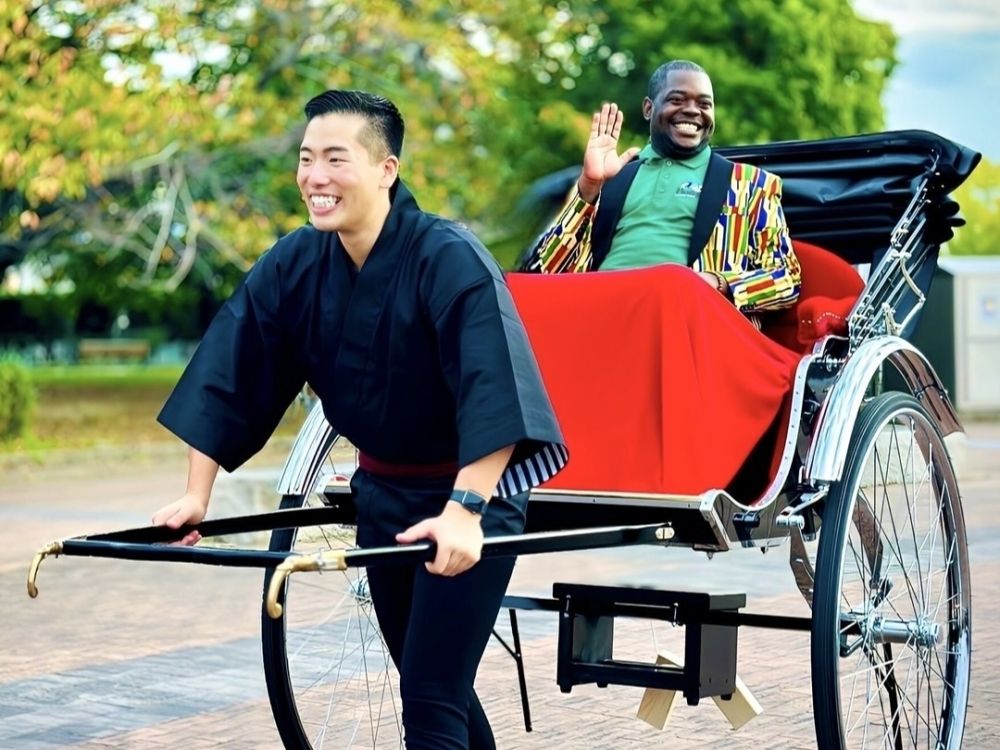 [Guia do riquixá] Estudantes internacionais estão bem, alto salário por hora+pagamento integral da gorjeta/Trazendo os encantos de Kyoto para o mundo