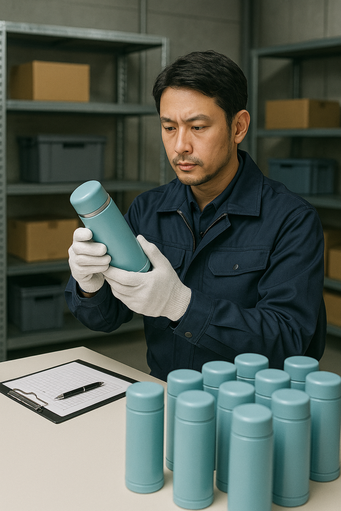 [Tempo integral] Tarefas simples, como inspecionar garrafas térmicas!