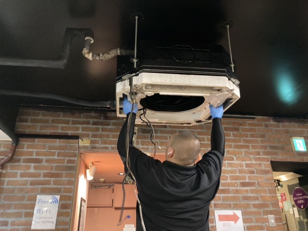 정규직/에어컨 청소 작업/기숙사 가능