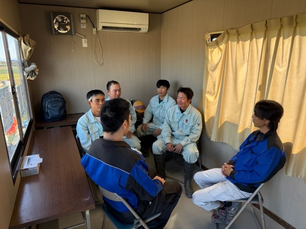 Recrutamento de trabalhadores em locais de engenharia civil