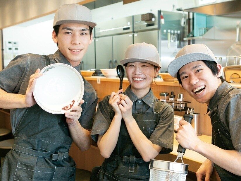 ラーメン店スタッフ募集/食事補助あり/週2から勤務OK