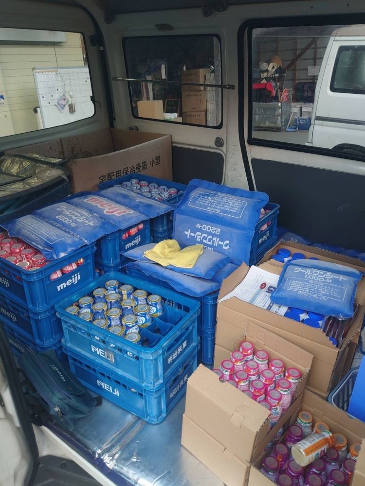 Semanalmente ~ OK [equipe de entrega de produtos lácteos] Se você tem carteira de motorista, pode trabalhar! Trabalhamos OK/proporção perfeita