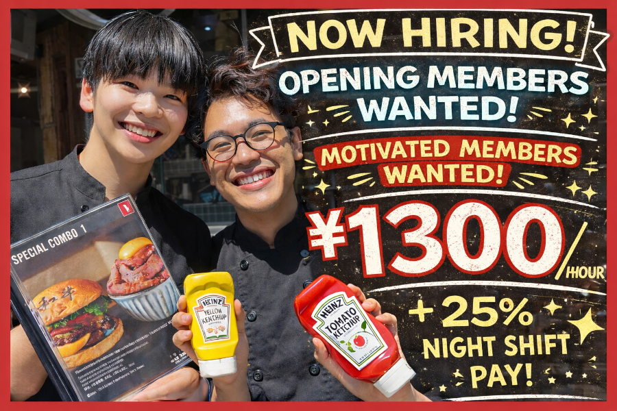 Ginza [Restaurante Wagyu (Wagyu)] Recrutamento de funcionários de cozinha/Sem atendimento ao cliente/Popular entre turistas