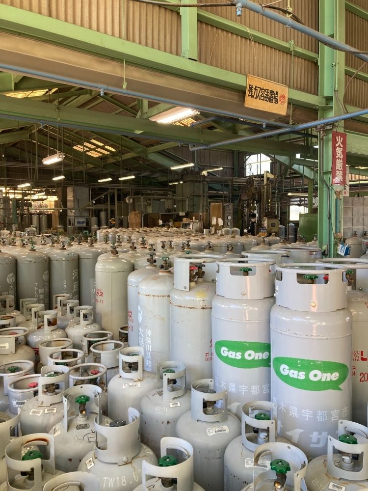 [Equipe de trabalho de campo de contêineres de gás propano] Visa o avanço na carreira/pode obter qualificações