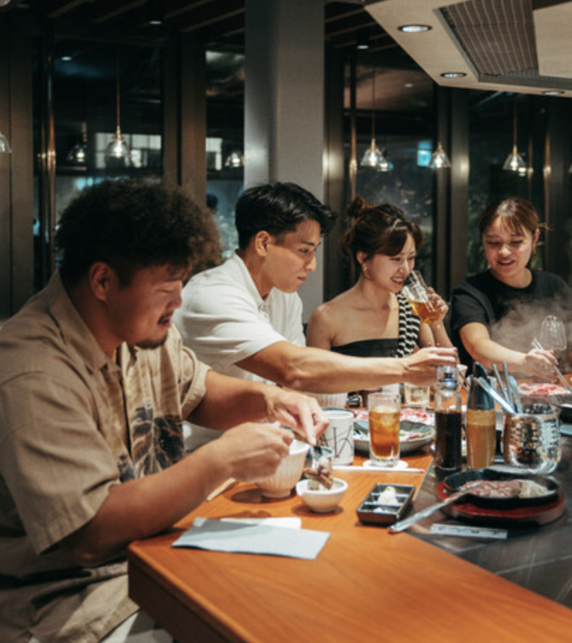 Inexperiente OK! Ingleses e estrangeiros são bem-vindos ◎ Refeições elegantes de carne em Omotesando