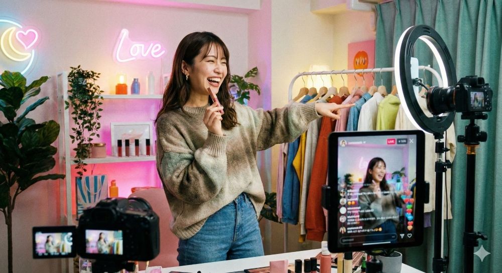 高収入｜ライブ配信（Live Commerce Host）｜English OK