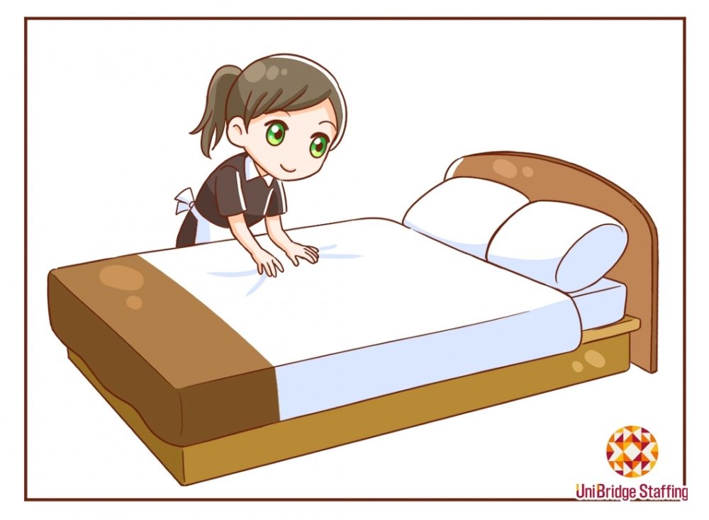 ビジネスホテルの客室清掃スタッフ／【グローバルな職場】外国人スタッフ活躍中！