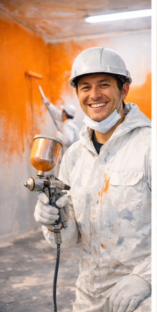 【溶接】建設重機の部品溶接製造及び塗装業務(薄板溶接)(塗装ガン)