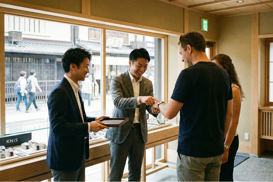 【교토· 테라마치] 영어 구사자/시계 숍 스탭 | SNS 운영은 내가 맡을게