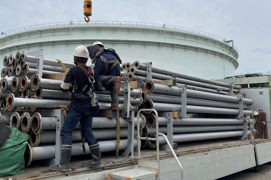 [Trabalho de limpeza de tanques] Dormitório disponível/suporte para aquisição de qualificações/início seguro da inexperiência