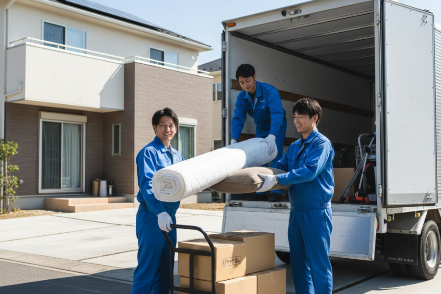 Motorista 2t x sistema de coleta de lixo/equipe de 2 pessoas/cidade de Hiratsuka/local de trabalho animado onde os jovens são ativos