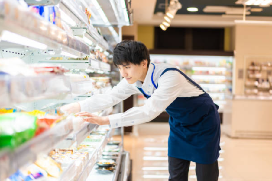 [Kyoto/Fushimi-ku] Salário por hora de 1.300 ienes 💰 deslocamento de carro OK 🚗 equipe de triagem de produtos de supermercados