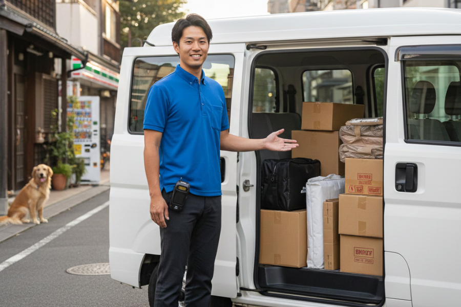軽自動車/食品の配送