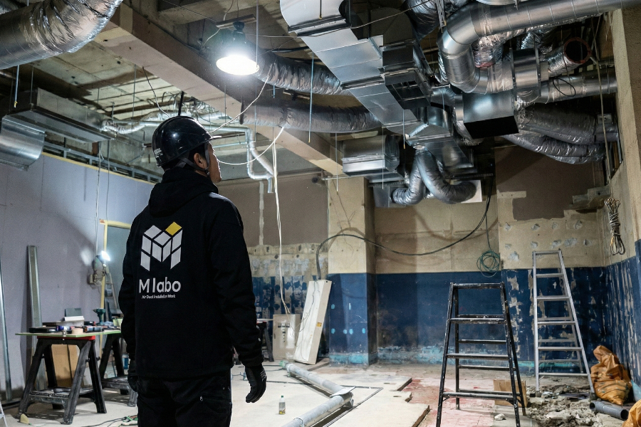 [미숙한 OK] “덕트 시공” 기술 획득/영어/태국어 OK