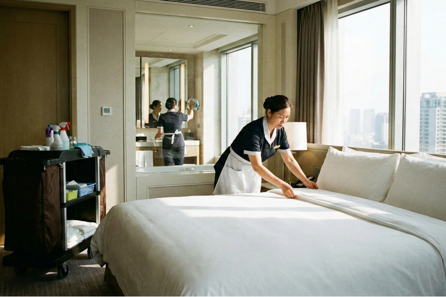 【経験者募集】ホテルの清掃スタッフ/あなたの丁寧な仕事が、お客様の感動を作ります