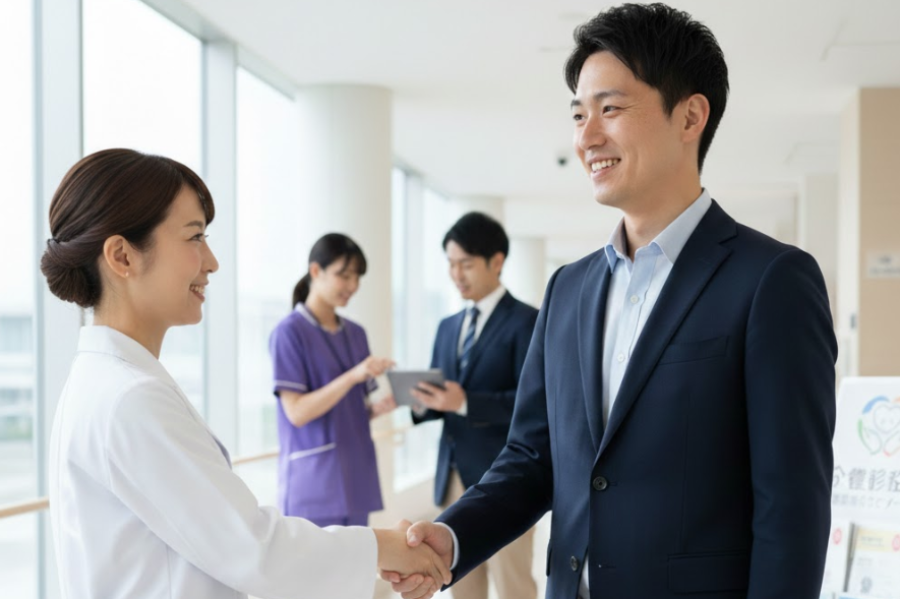 法人営業職【病院・高齢者支援事業所への法人営業】