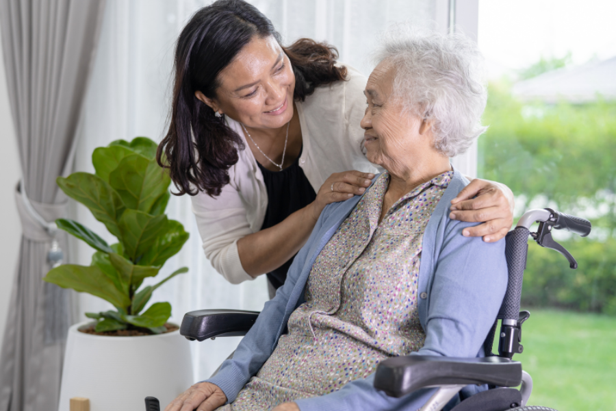 Người mẹ nuôi dạy con đã đăng ký/bà nội trợ (chủ nhà) hoạt động [Việc làm nhân viên điều dưỡng nhóm/nhóm]