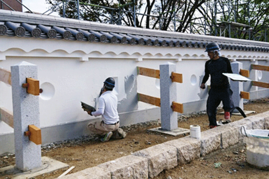 活跃的外国人 [抹灰工] 欢迎没有经验/全职资格支持/让我们作为全职员工稳步磨练自己的技能