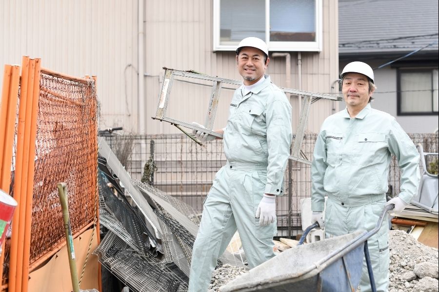 [Công việc phá dỡ và xây dựng dân dụng] Tư vấn ký túc xách/tiền thưởng hai lần/thu nhập ổn định/sử dụng giấy phép xe hơi