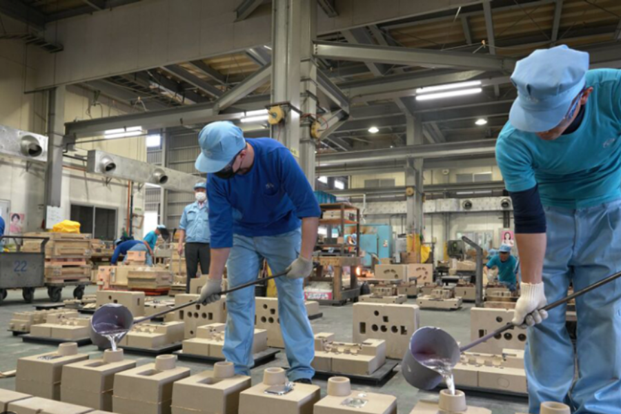 [15 minutos a pé da estação Saitama/Higashi-Gyoda/Poe OK] Fundição/Processamento/Logística de peças automotivas de alumínio