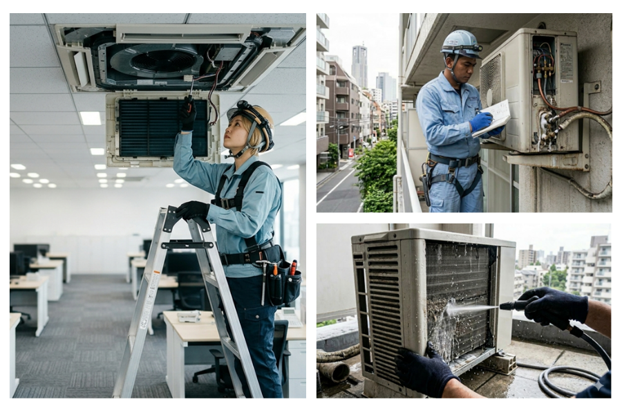 空调安装/清洁人员/没有经验的可以开始！