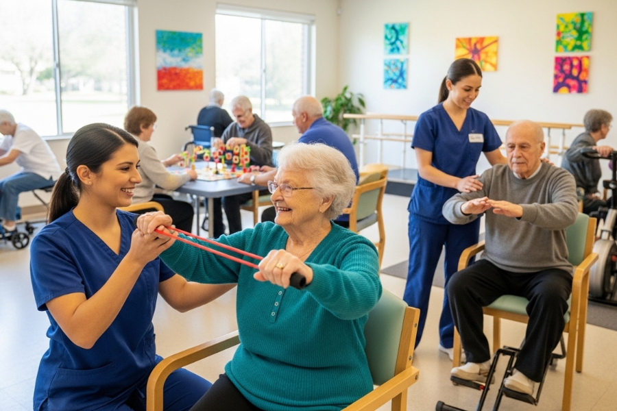 没有经验 OK [疗养院的护理人员] 提供轮班制度/资格获取支持