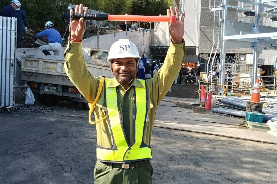 交通誘導警備員