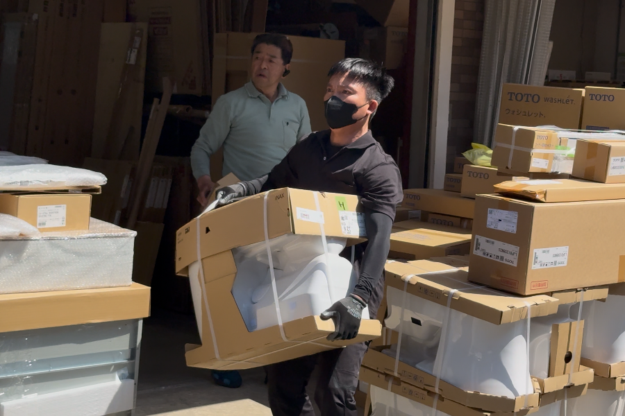 [需要 N3 级别] 全职员工司机/路线送货到主要住房设备制造商/东京郊区
