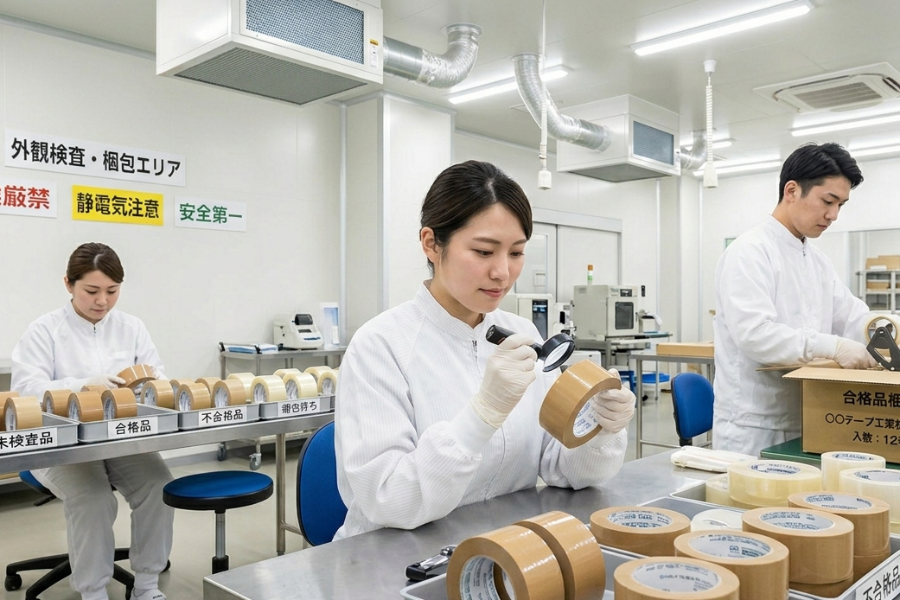 [Adhesive Tape Inspection] Company Dormitory available/Inexperienced Welcome/High Hourly Wage/Kitaibaraki-shi, Ibaraki-ken