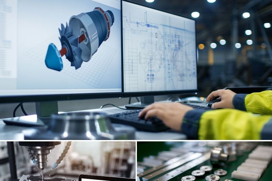 CAD/CAM経験者歓迎｜月給22万＋寮あり｜機械加工スタッフ