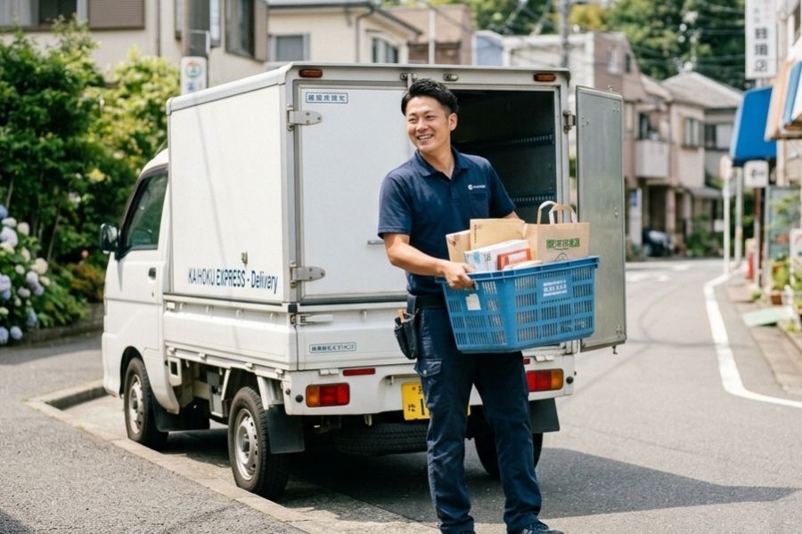 Cidade de Hyogo/Kobe [OK inexperiente/É necessária carteira de motorista] Equipe de entrega de alimentos/empregos que contribuem para as comunidades locais