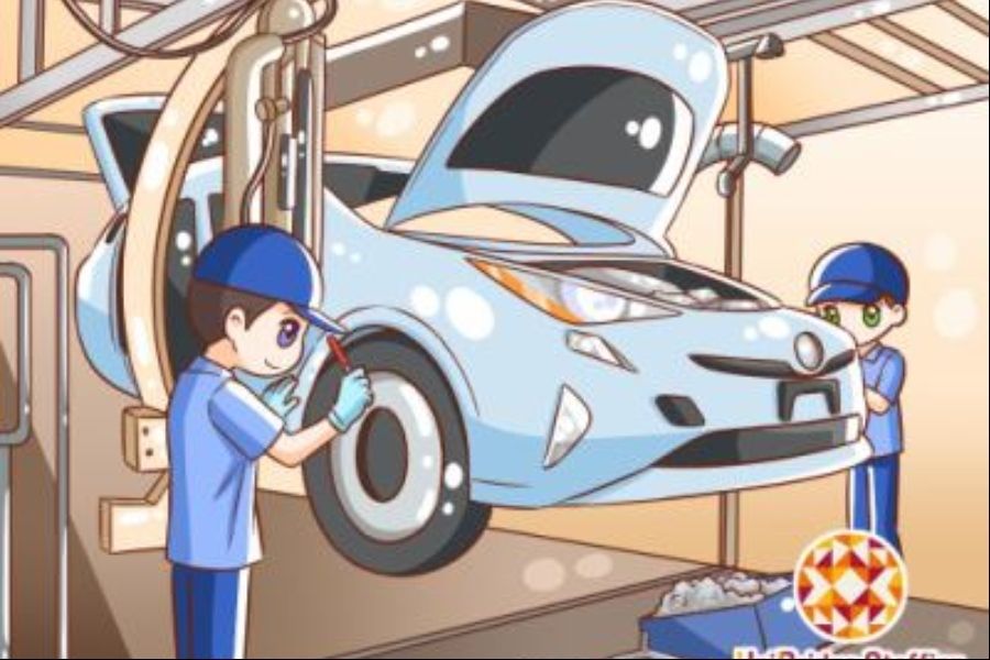 Mecânico de automóveis em uma grande empresa de logística [renda mensal de 440.000 ienes ou mais permitida] salário por hora de 1600 ienes a 2.000 ienes ♪