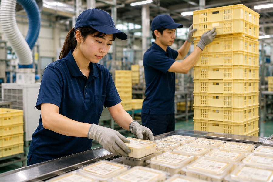 [京都府、南丹市] 🏠 宿舍咨询OK！月收入可能达到25万日元以上！一份可以稳定工作的食品工厂工作！