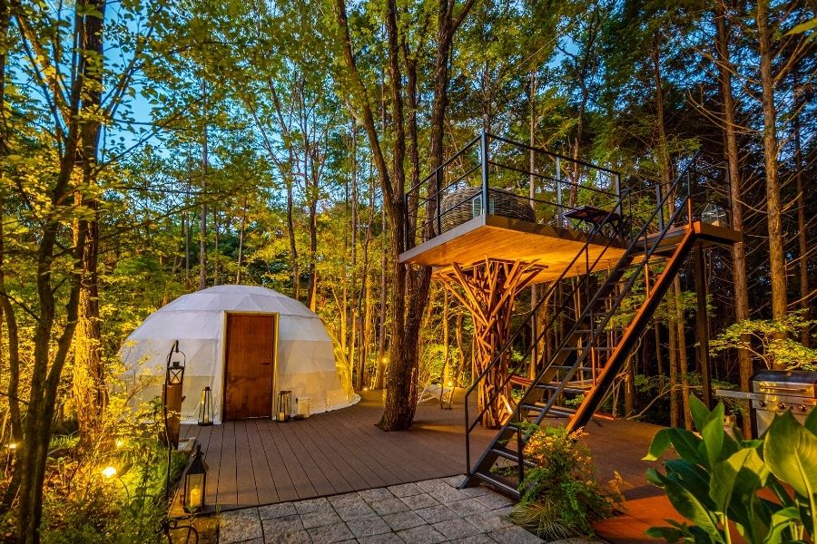 Refeições incluídas/fim da escola OK [Equipe do Glamping Facility] Estrangeiros ativos @アルバイト