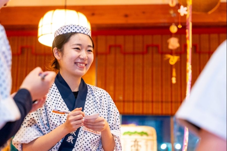 First OK/Japanese Family Restaurant, equipe de cozinha, Nanbu Ieshiki Onoba