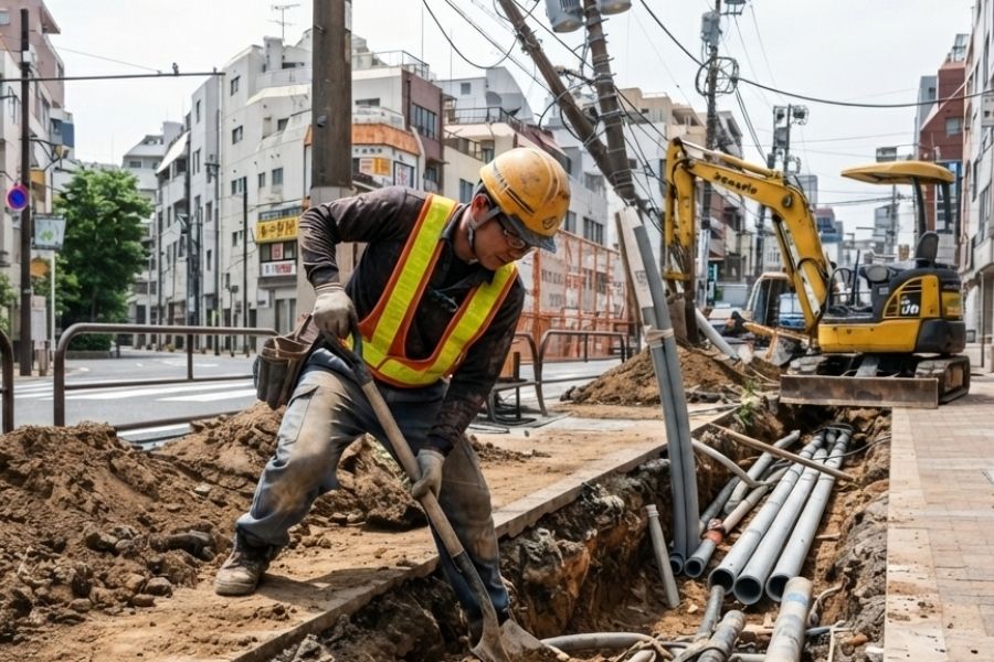 Salário diário 14.000 ~ [pessoal de engenharia civil] inexperiente OK/Nenhuma qualificação necessária ★ recrutamento simultâneo para empregos de meio período ★