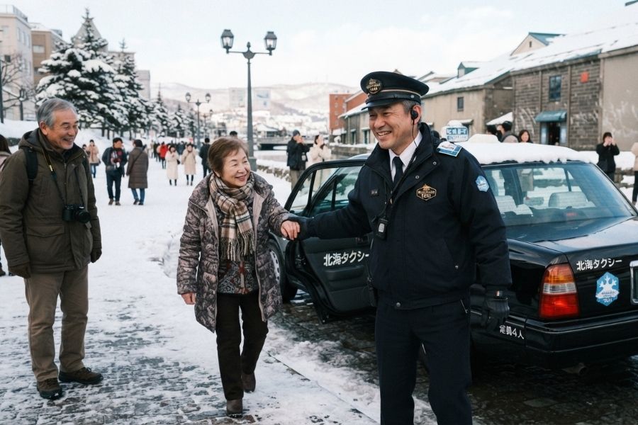 Período de curto prazo de dezembro a março e inverno [motorista de táxi turístico] OK se você tiver uma carteira de motorista/sistema de turnos
