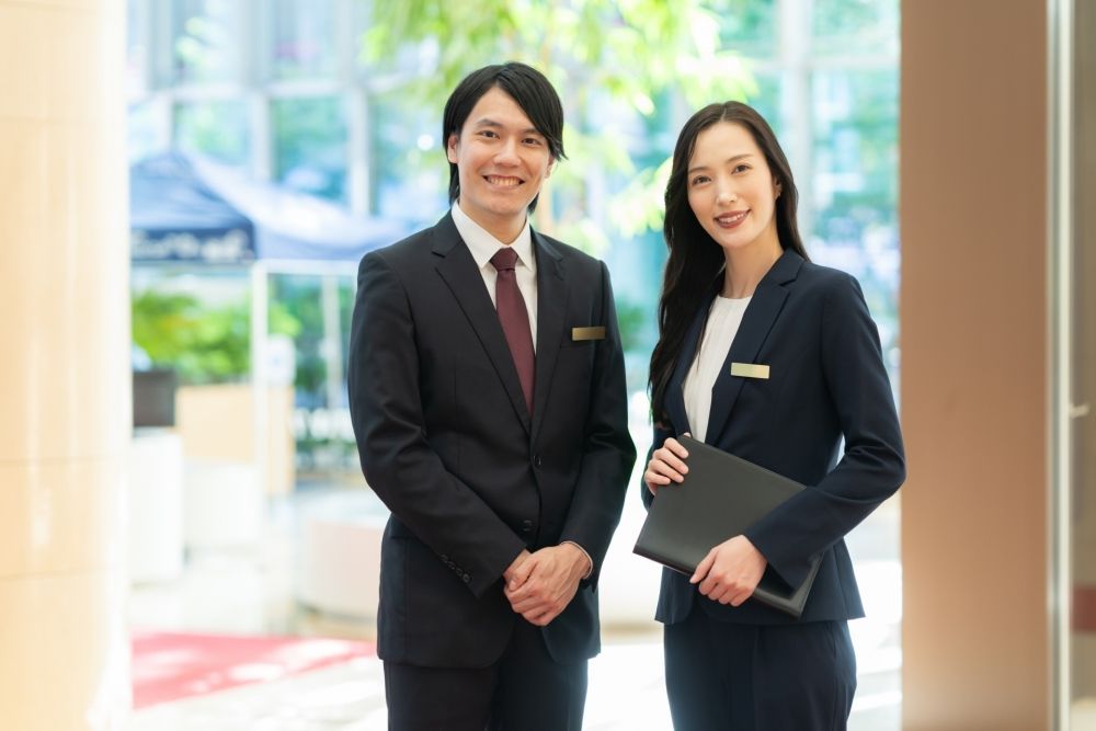[Famous hotels] Front desk operations at foreign-affiliated hotels