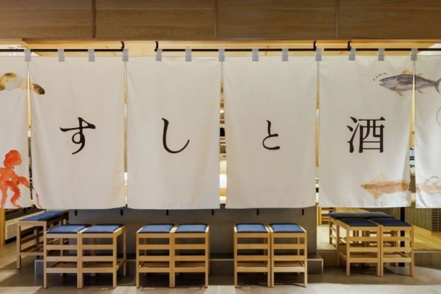 Funcionário contratado [Estação de Osaka] Equipe do salão de serviço em um sushi bar feito por artesãos/3857-3-h